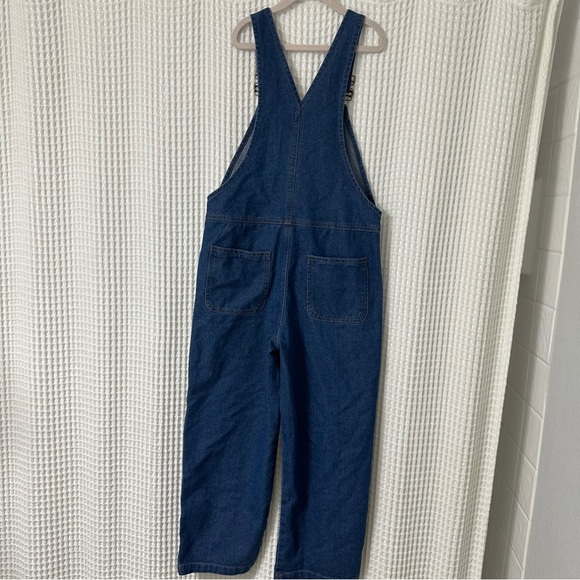 Grandwish Kids Blue Denim Overalls - Picture 4 of 6
